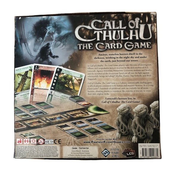 Call Of Cthulhu The Card Game & The Terror Of The Tides Asylum Pack Excellent - Picture 2 of 8
